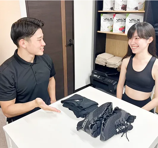 トレーナーと佐藤さん